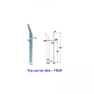 Trụ cao tay đơn - VB20