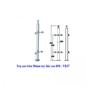 Trụ cao tròn 50mm tay đúc cao 850 - VB37