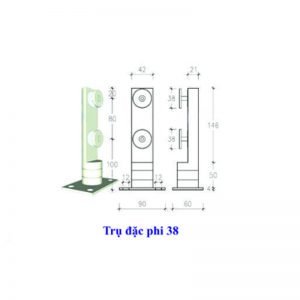 Trụ đặc phi 38