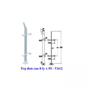Trụ đơn cao 8 ly x55- VB12