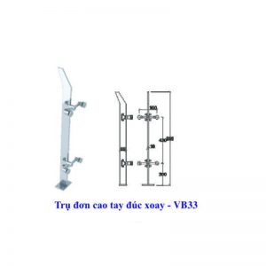 Trụ đơn cao tay đúc xoay - VB33