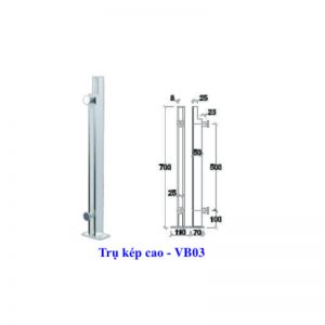Trụ kép cáo - VB03