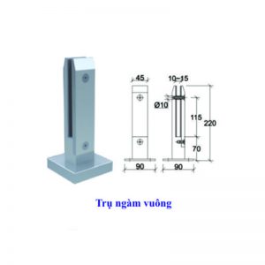 Trụ ngàm vuông